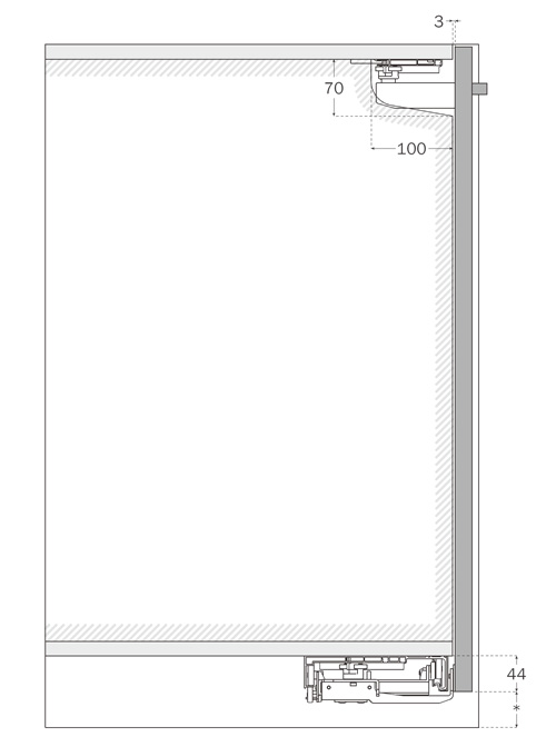 Slider S20 一字門五金